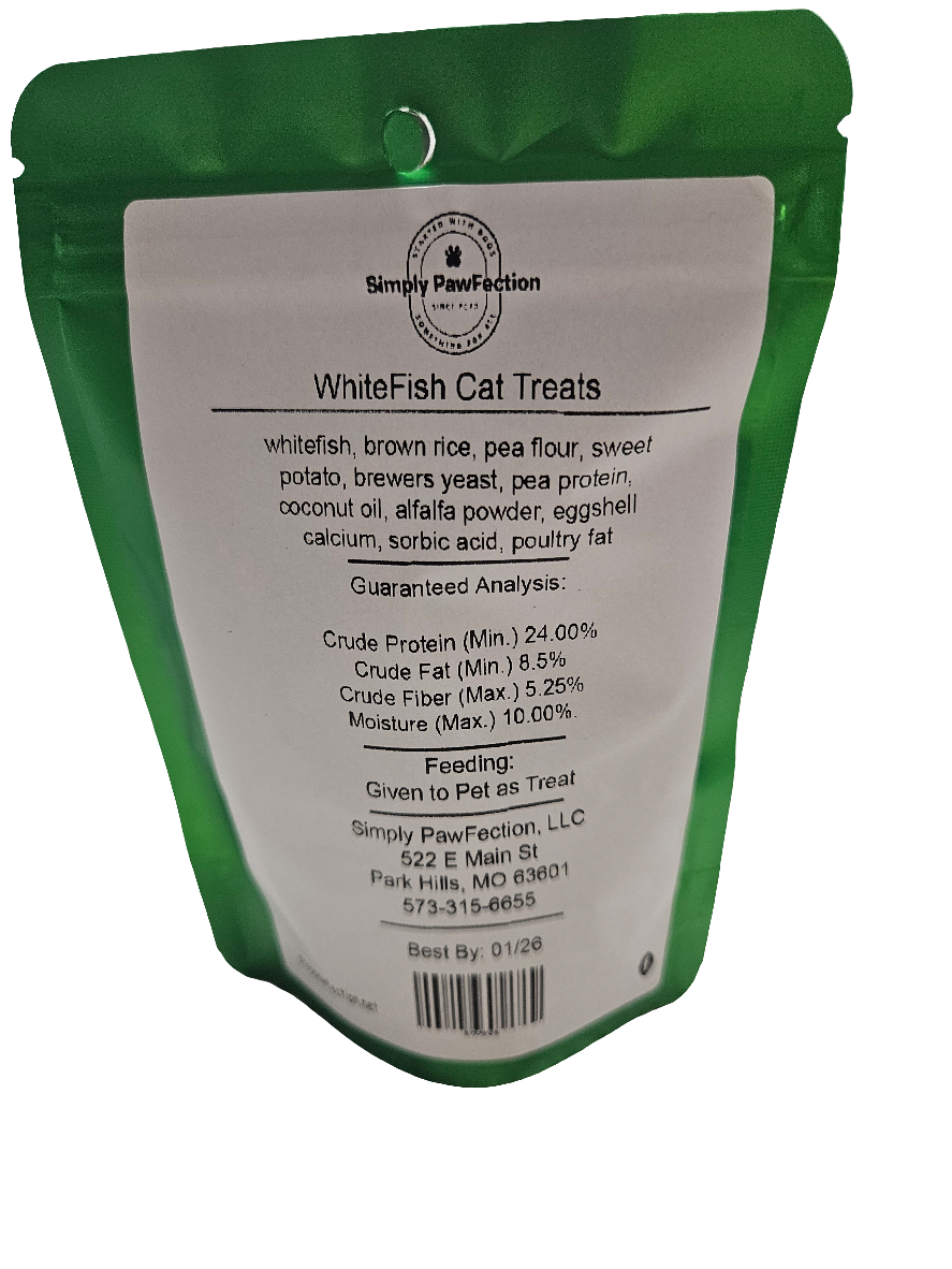 Whitefish Cat Treats - crunchy