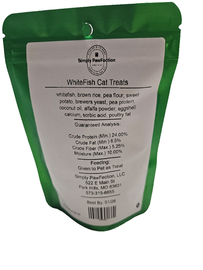 Whitefish Cat Treats - crunchy